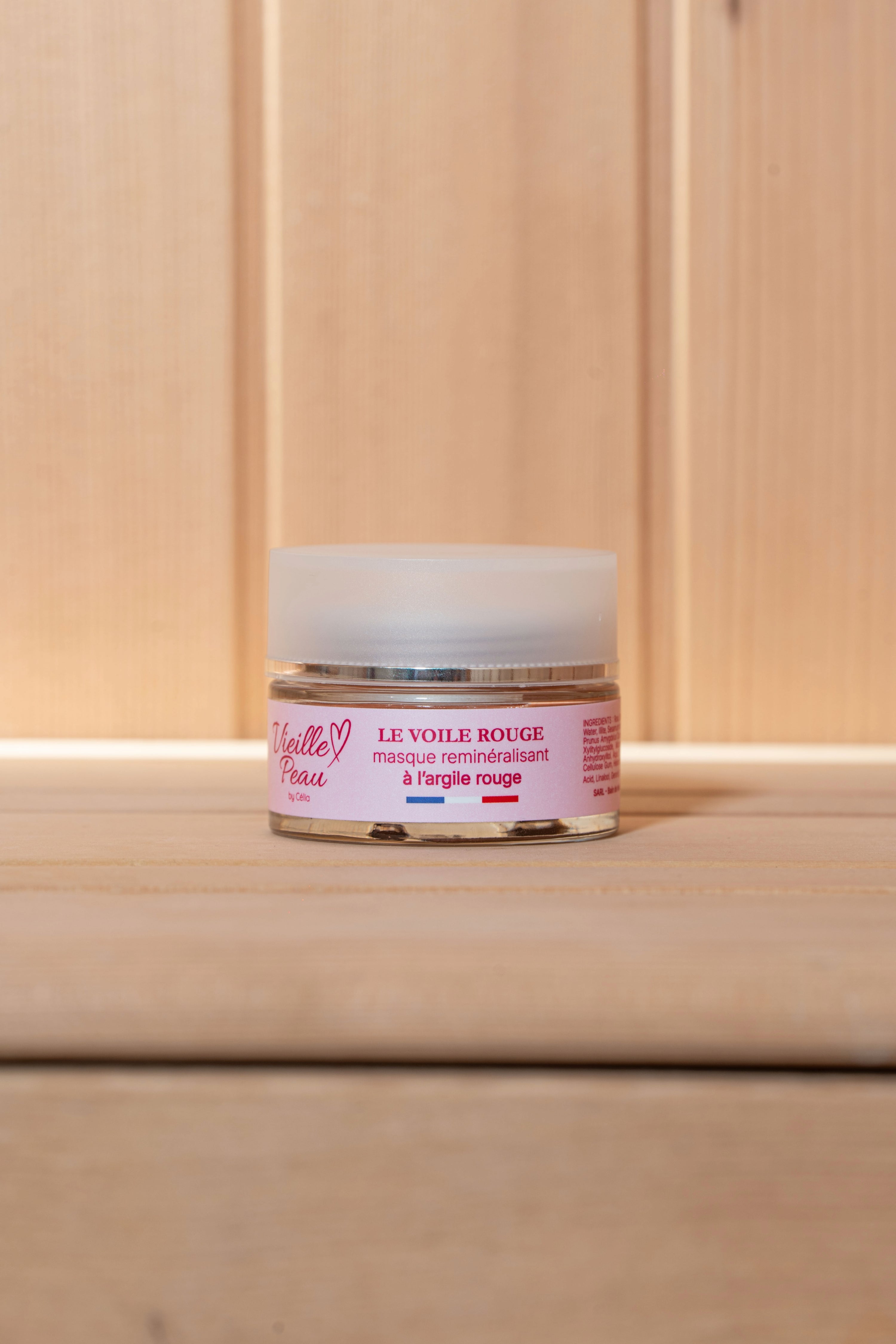 LE VOILE ROUGE - Masque visage reminéralisant à l'argile rouge 50ml